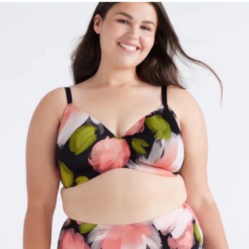 Knix WingWoman Contour floral Bra size 8